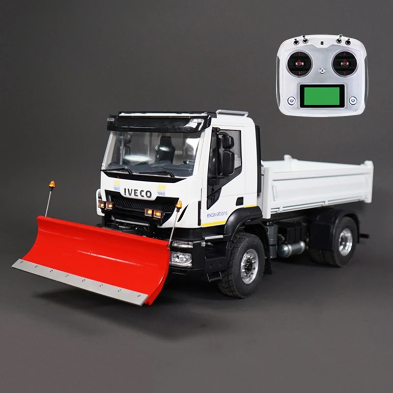 1/14 4*2 RC Dump Truck Model Hydraulic Metal Front Shovel Upgrade Equipment Painting Dump Truck Metal Toy