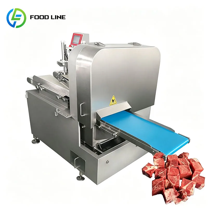 Food Dicer Machine Commercial Meat Cube Cutter for Beef Chicken Sweet Potato and Vegetable Preparation Customized