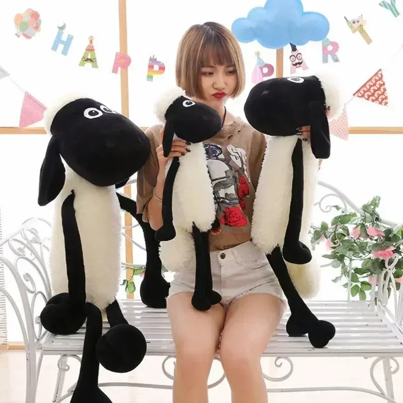 Soft Sheep Kawaii Plush Toys Office Nap Pillow Home Comfort Cushion Cotton Doll Stuffed Toy Pillow Surprise Decor Children Gifts