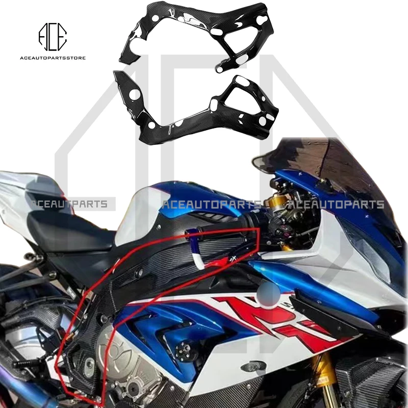 Motorcycle Cover Fairing Kit For BMW S1000RR Carbon Fiber Frame Cover Black Carbon Bodykit 2015-2019 and 2020+