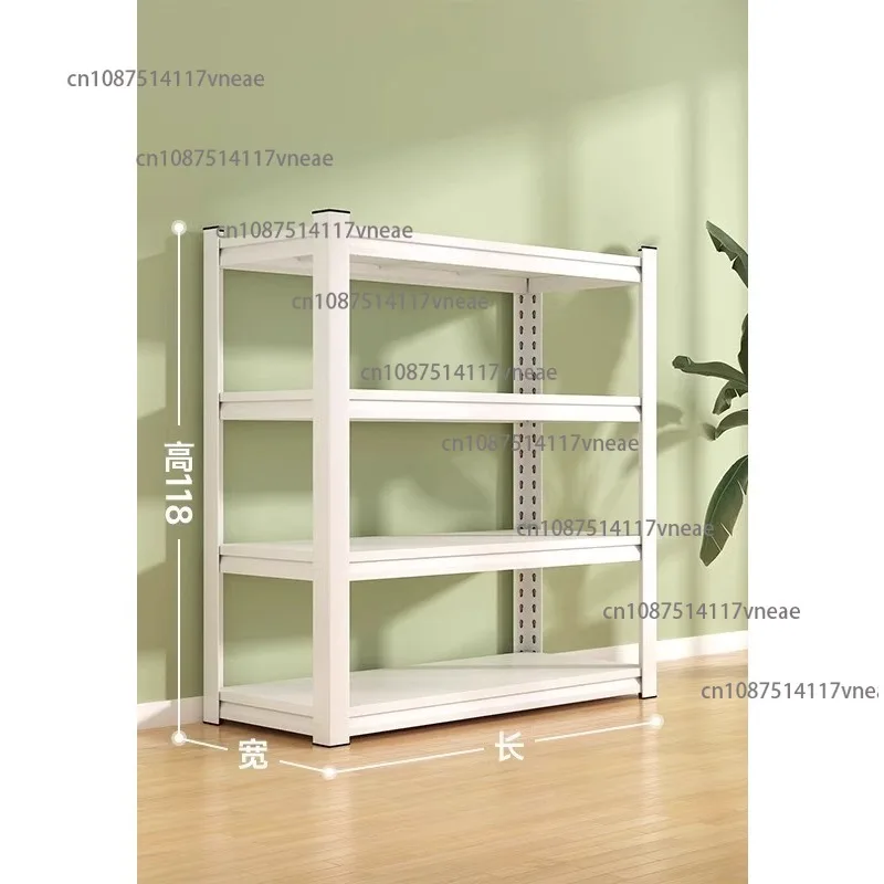 Multi-Tier Home Shelving Unit Steel Floor-Standing Storage Rack Basement Storage and Miscellaneous Item Rack Length150Width50cm