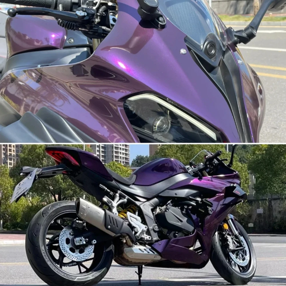 

Glossy Midnight Purple Car Wraps Vinyl Film Car Interior Sticker Auto Motorcycles Body Accessories CAR Body film Low viscosity