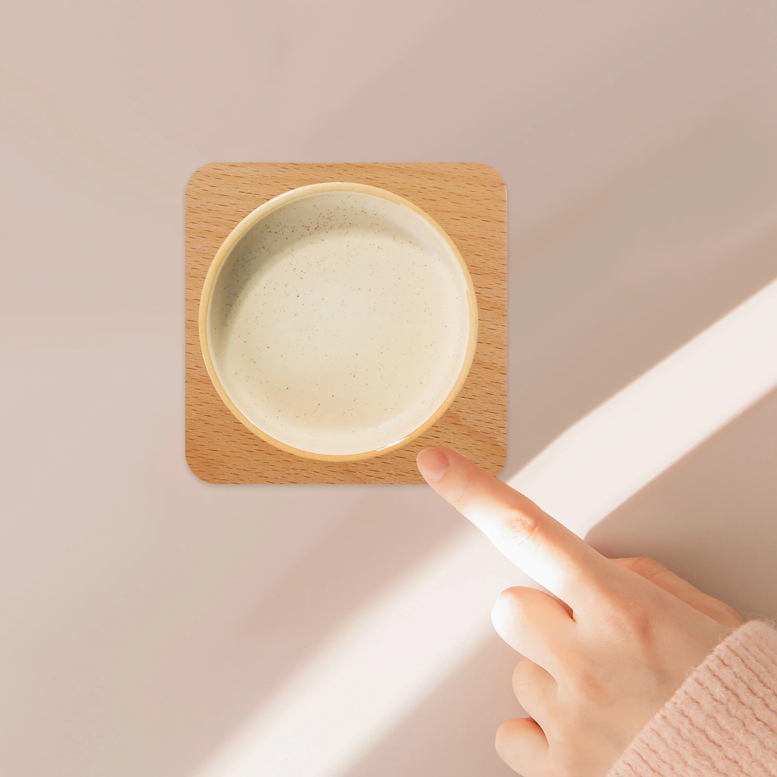 

6 Pcs Wooden Coasters Cup Pad Coffee Teacup Mat Heat-resistant Cups Mats Thermal Insulation for Dining Table