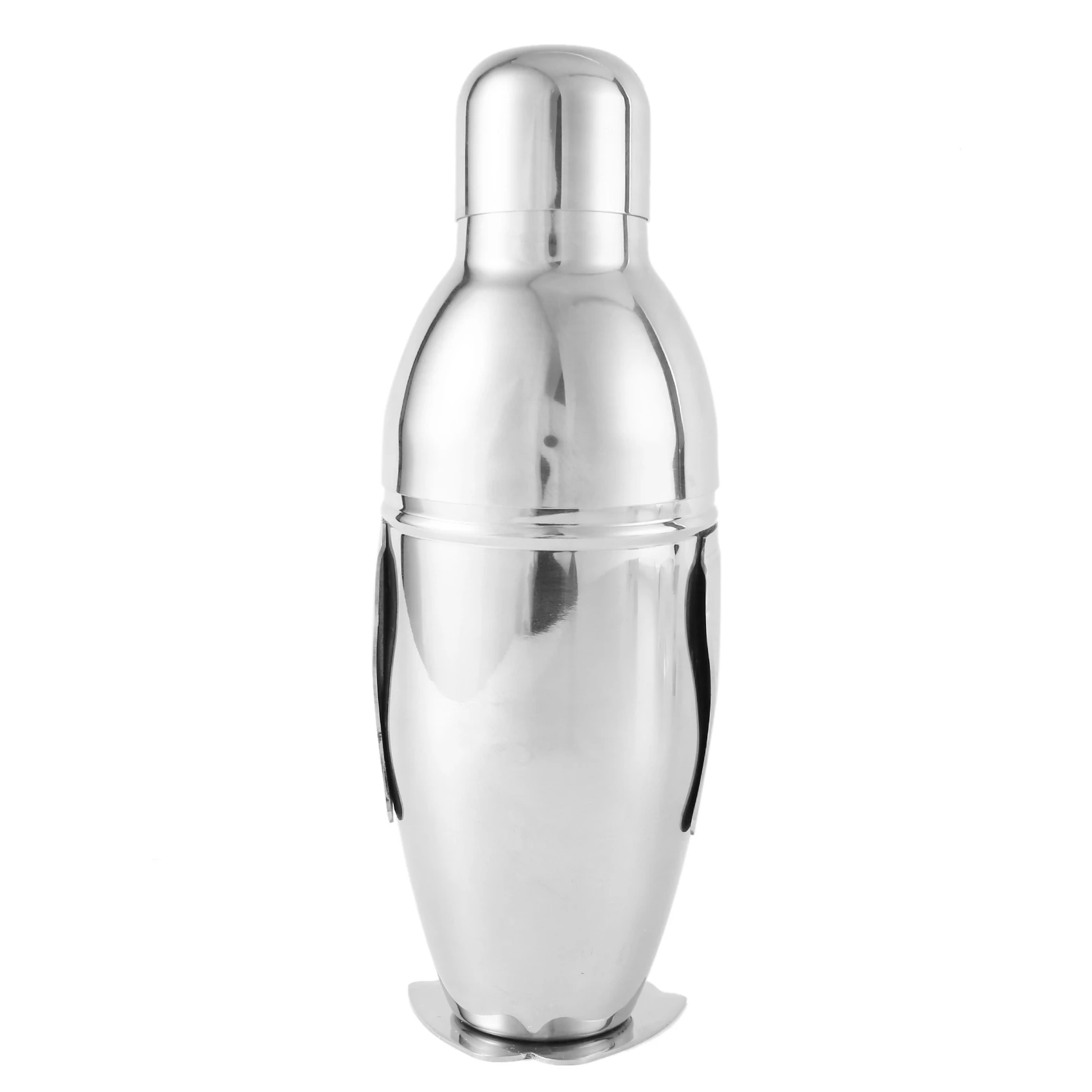 

4X 500Ml Cocktail Shaker,Creative Penguin Stainless Steel Bar Bartender Drink Mixer Shaker Pot,Wine Bottle-AT36