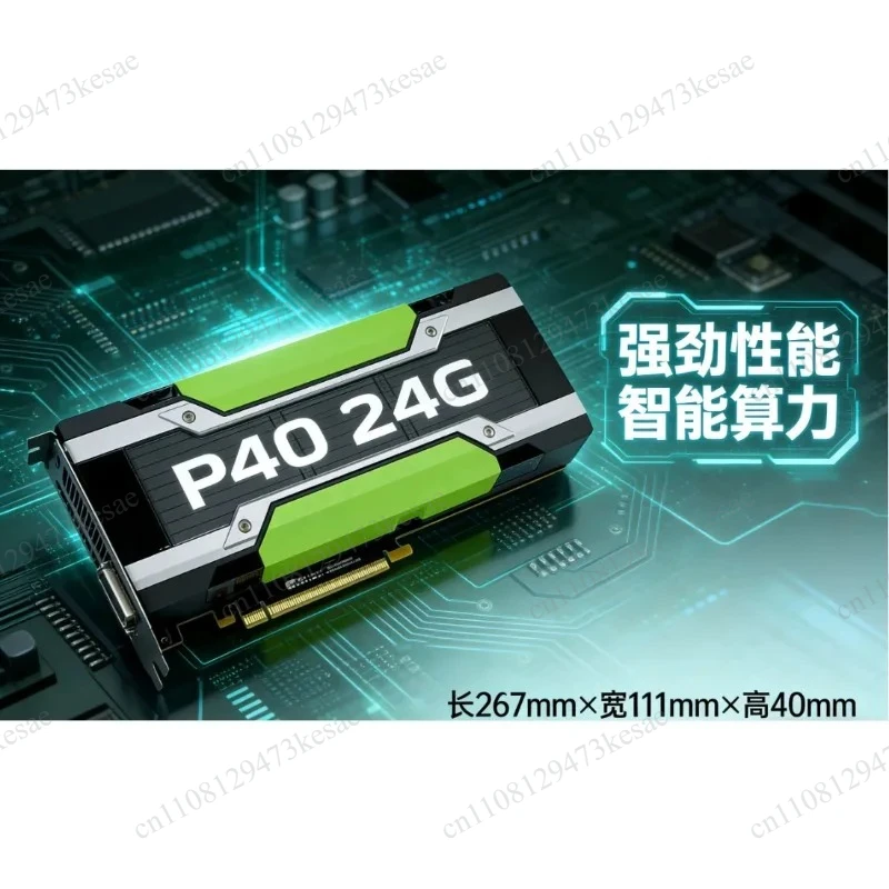 Professional P40 24GB PCIe Graphics Card AI Deep Learning Computing GPU In Stock