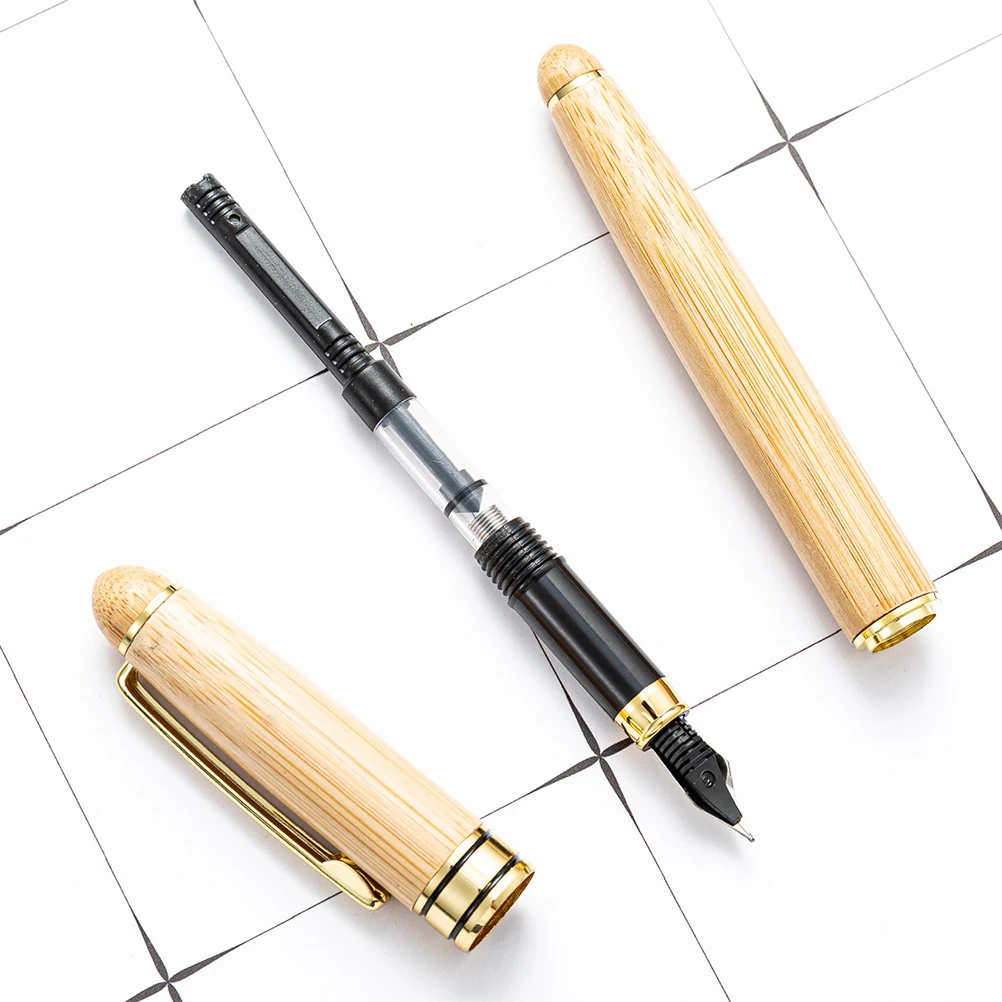 

Retro Refillable Fountain For Calligraphy Practice Smooth Writing Comfortable Grip Vintage Fountain Pen Business Sign Pen