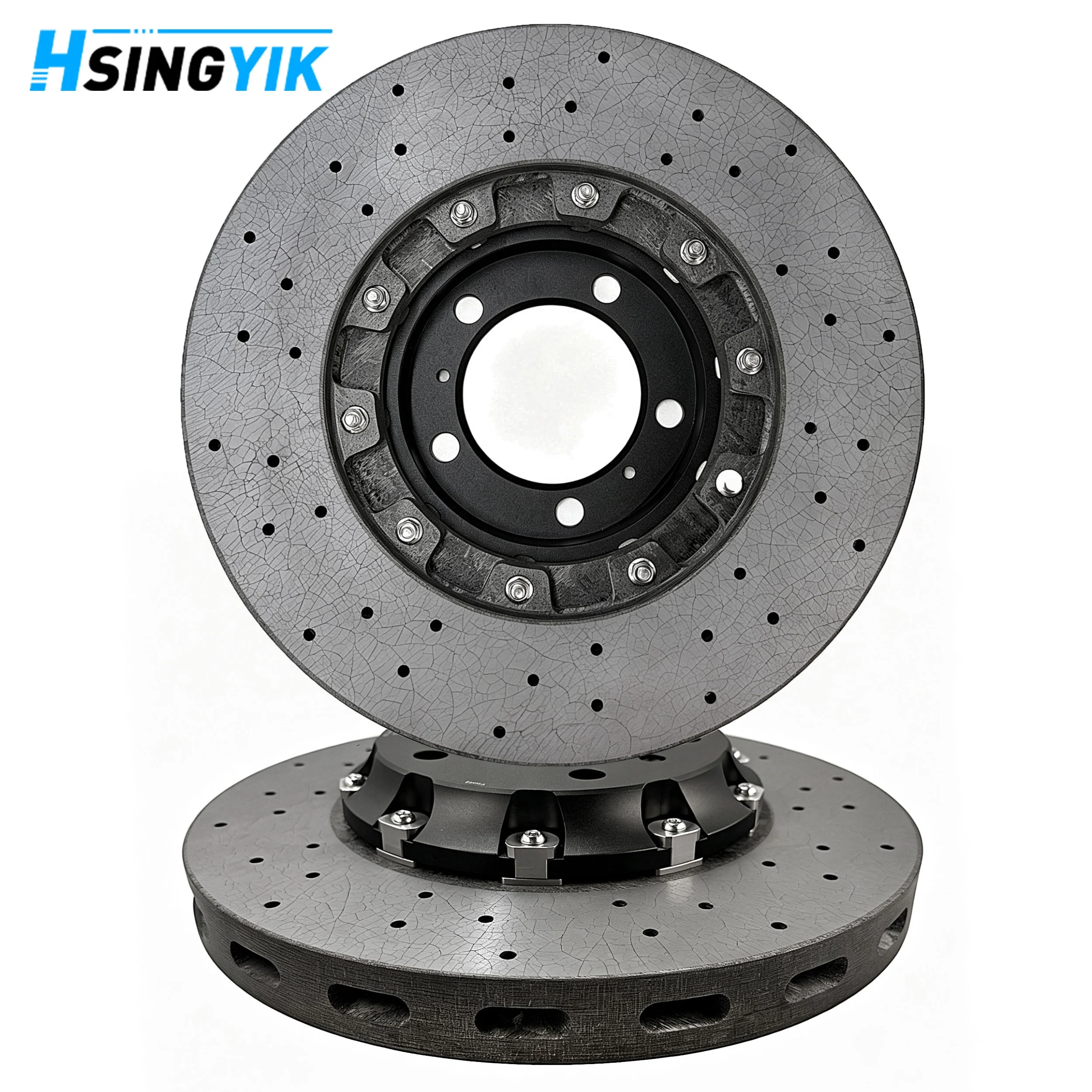 Brake System 350x34mm Front Carbon Fiber Ceramic Break Disk Rotor For Porsche 911 GT3 996 997 99735140990 99735141090