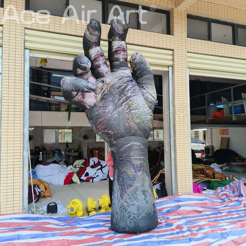할로윈 축제 장식용 대형 악마 손 풍선, 악마 손 모양 풍선