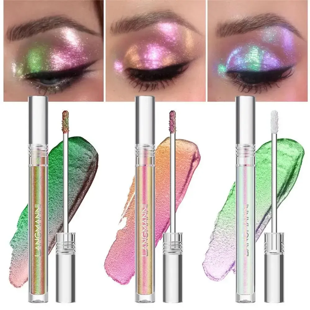 Multi Chrome Chameleon Sombra, metálico, lustroso, Face Decoração, Delineador, Eye Glitter, Maquiagem Cosmética, alta pigmentação