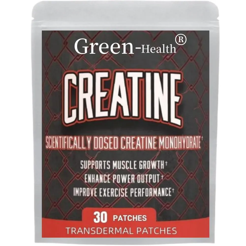 

30 Patches Creatine Monohydrate Transdermal Patches Support Lean Muscle Growth, Recovery & Performance