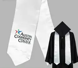 100pcs/Lot 70 Inch Sublimation Blanks Graduation Stoles Unisex Adult Graduation Stoles blank Plain Graduation Honor