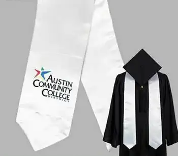 100 pz/lotto 70 pollici sublimazione spazi vuoti stole di laurea stole di laurea per adulti Unisex blank Plain Graduation Honor