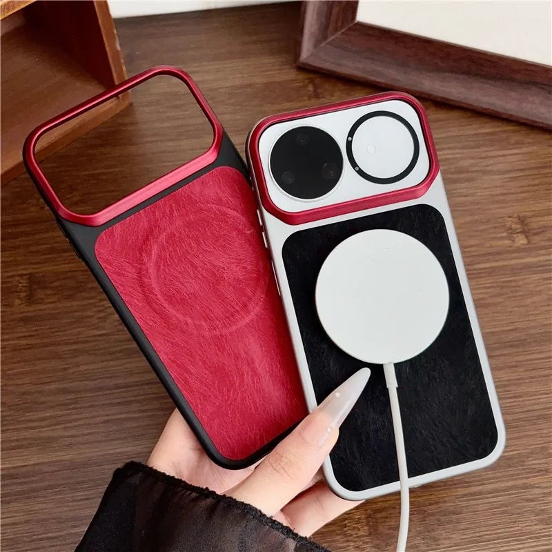 For Huawei Nova 16 Ultra Pro Case Magnetic Luxury Color Blocked Pu Leather Ultra Thin Skin Friendly Phone Cover Cmdbbcx