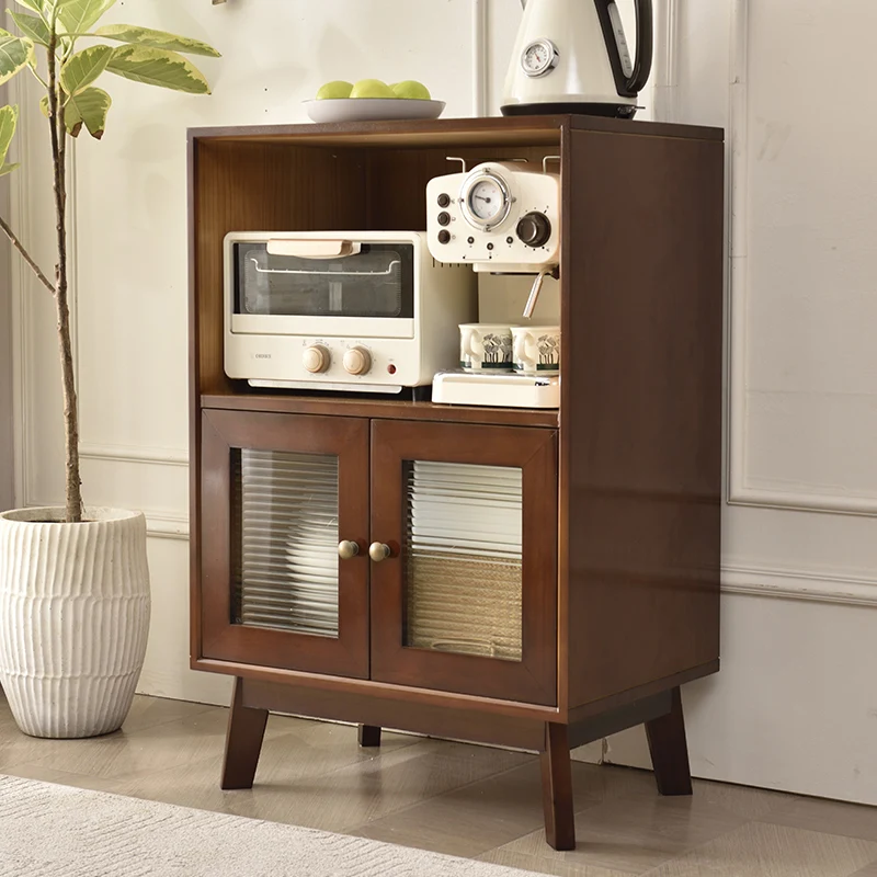 

Japanese Rustic Kitchen Storage Cabinet Display Tall Wooden Modern Kitchen Storage Cabinet Narrow Vetrina Esposizione Furniture