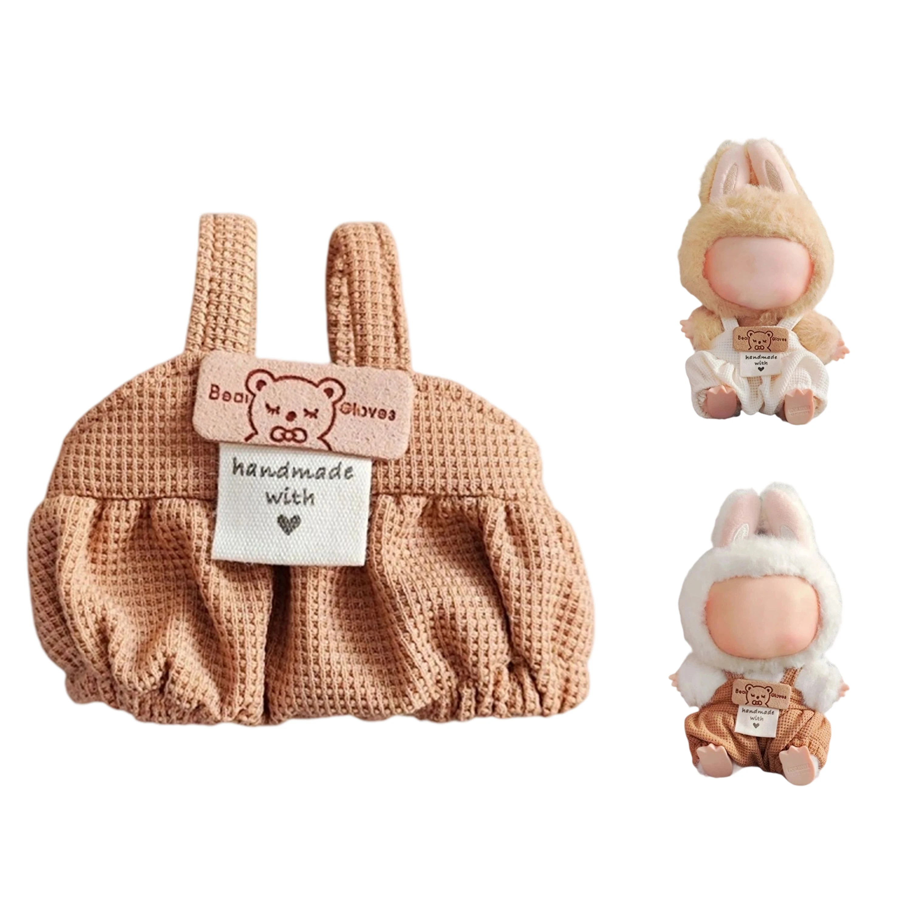 

Одежда 17 см для Labubu, аксессуары для костюма для Кореи Kpop Exo Labubu Idol, комбинезон, рубашка, одежда, подарок для детей «сделай сам»