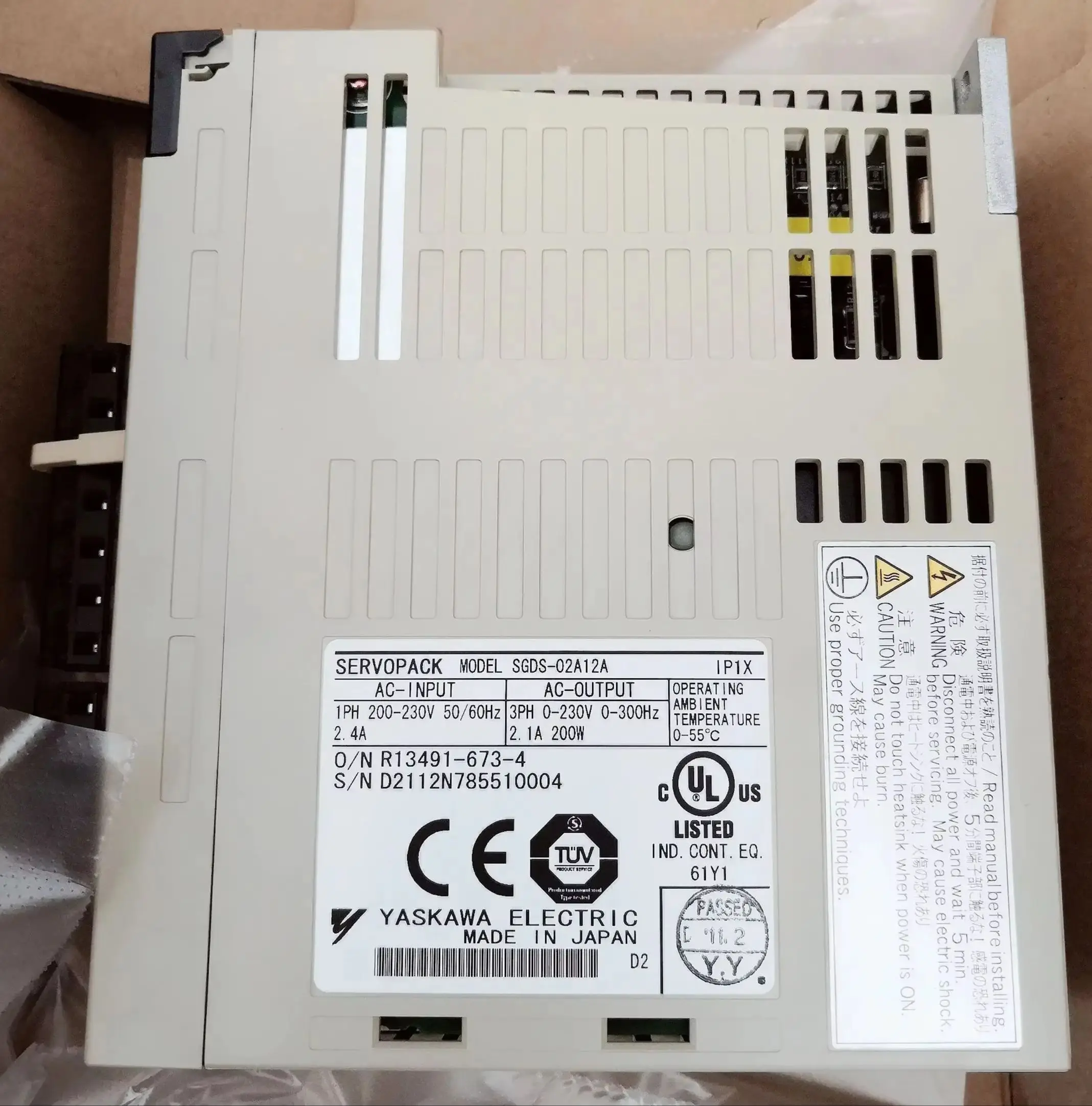 Genuine Original Product SGDS-02A12A Brand new Servo Drive，SGDS 02A12A，Fast shipping