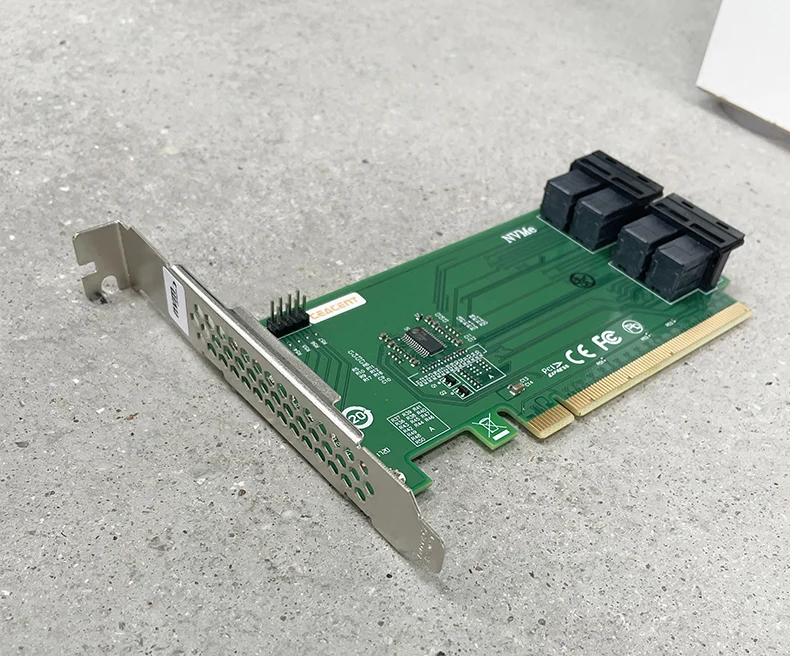 CEACENT ANU24PE16 NVMe ش. 2 إلى PCIe SSD تمديد SFF8639 بطاقة محول القرص الصلب