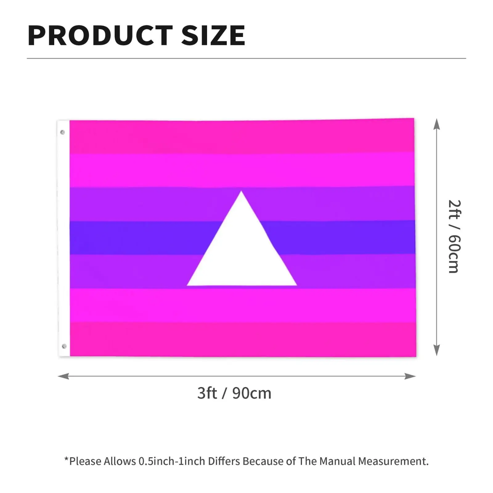 Flagnshow 100% Polyester Pansexual Pan Gay Pride Flag