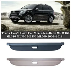 For Mercedes-Benz ML W164 ML320 ML300 ML350 ML500 2006-2012 High Qualit Car Rear Trunk Cargo Cover Security Shield Scree