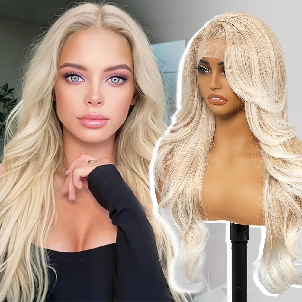 

613 Body Wave 100% Human Hair Wig 13x6 HD Lace Frontal Wig 40 Inches 220 Density Pre Plucked Brazilian Hair 13x4 Lace Front Wigs