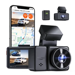 Vantrue E2 Dashcam Car DVR 2.5K Front and Rear Dashcam with 5G WiFi GPS Smart Voice Control Motion Detection Night Vision