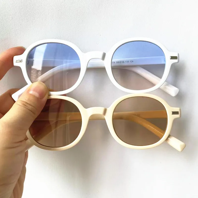 

NEW Sun Glasses Women Anti-UV Spectacles Rice Nails Eyeglasses Retro Small Frame Google Irregular Sunglasses 2 Colors