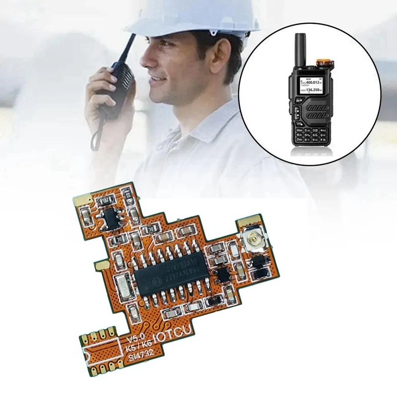 SI4732 V5.0 FPC Modificatie Module + Donut Antenne Voor Quansheng K5 K6 Kortegolf Volledige Band/Enkele Zijband ontvangst