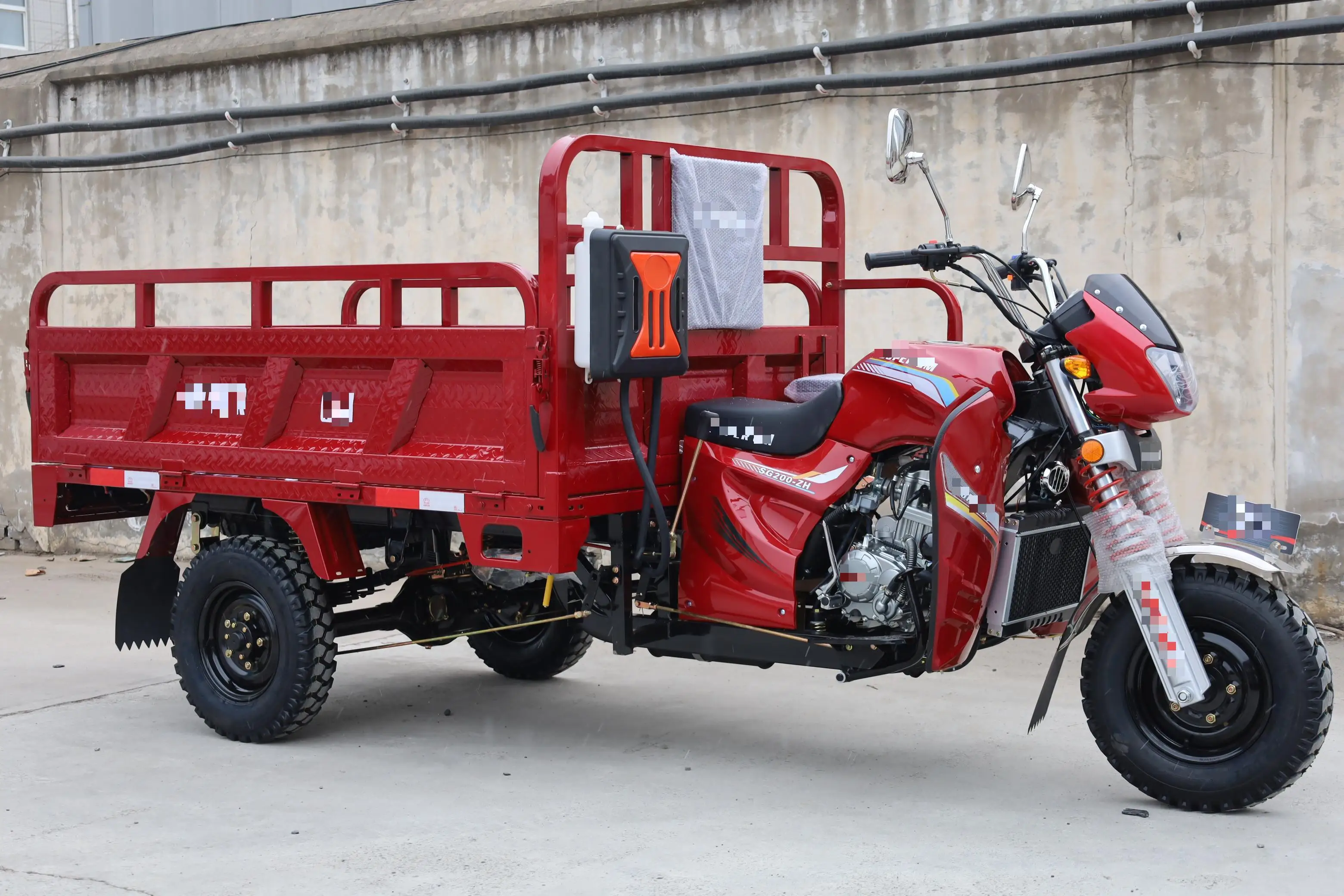 

Lifan Africa Hot Sale 200CC Hydraulic Tipper Tricycle with Sun Canopy Heavy Duty 3 Wheel Cargo Motorcycle