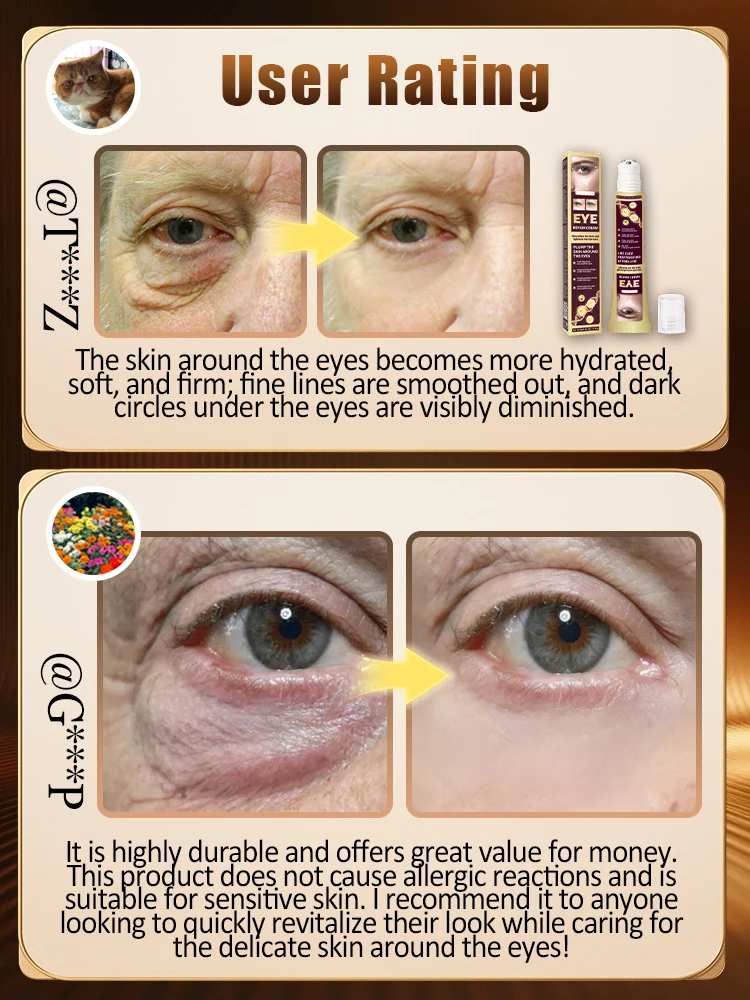 Hydrating & Firming Eye Cream—fights signs of aging, diminishes dark circles and under-eye bags, reduces puffiness and fine lines, and cares for the delicate skin around the eyes.