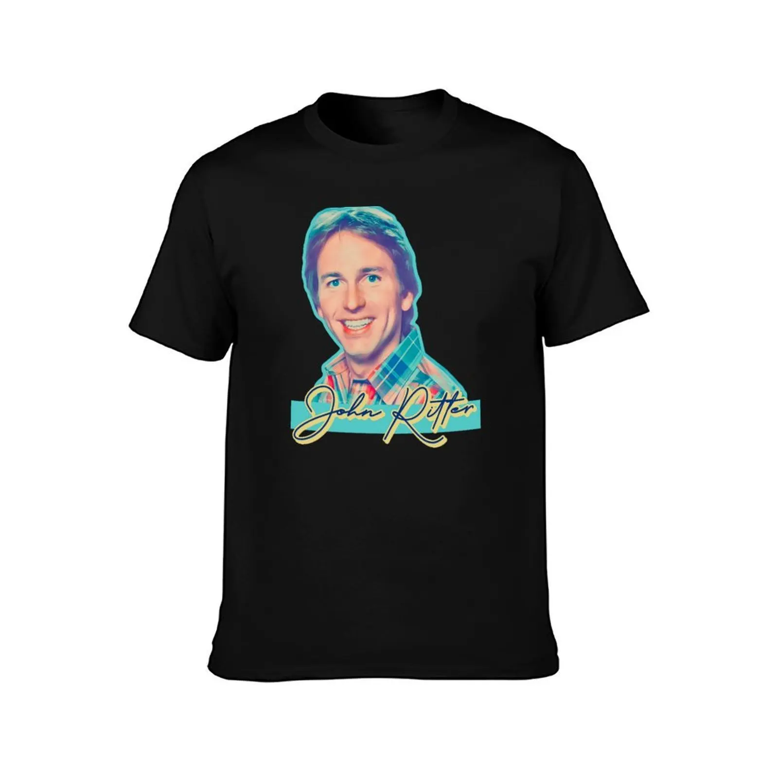 John Ritter Master of Comedy T-Shirt Outdoor Work Short Sleeve Top