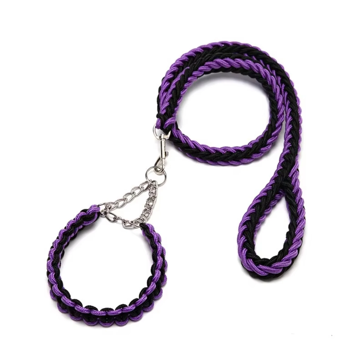 

L size Nylon Eight-Strand Braided Rope Big Traction Rope Small Medium and Large Dog Walking Leashes