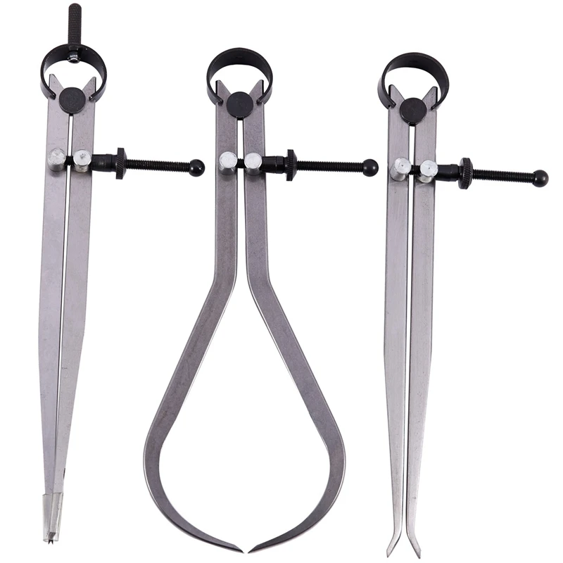 

Набор штангенциркулей с пружиной внутри и снаружи, 8-дюймовые инструменты машиниста, 6 шт. в упаковке