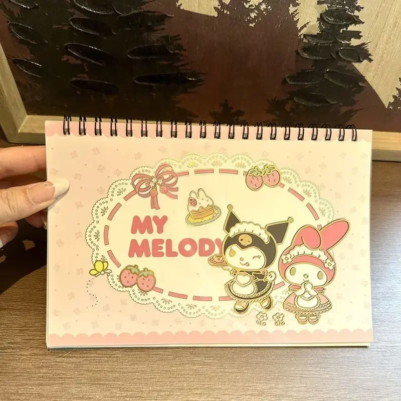 New sanrio sticker book for children cartoon my melody kuromi Guka book Hello Kitty cute girl Gift Kawaii hand ledger wholesale