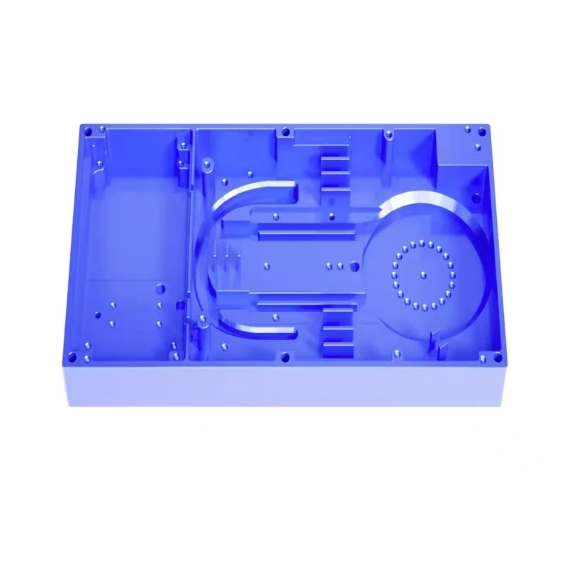 CNC machined red anodized aluminum alloy precision mechanical support parts