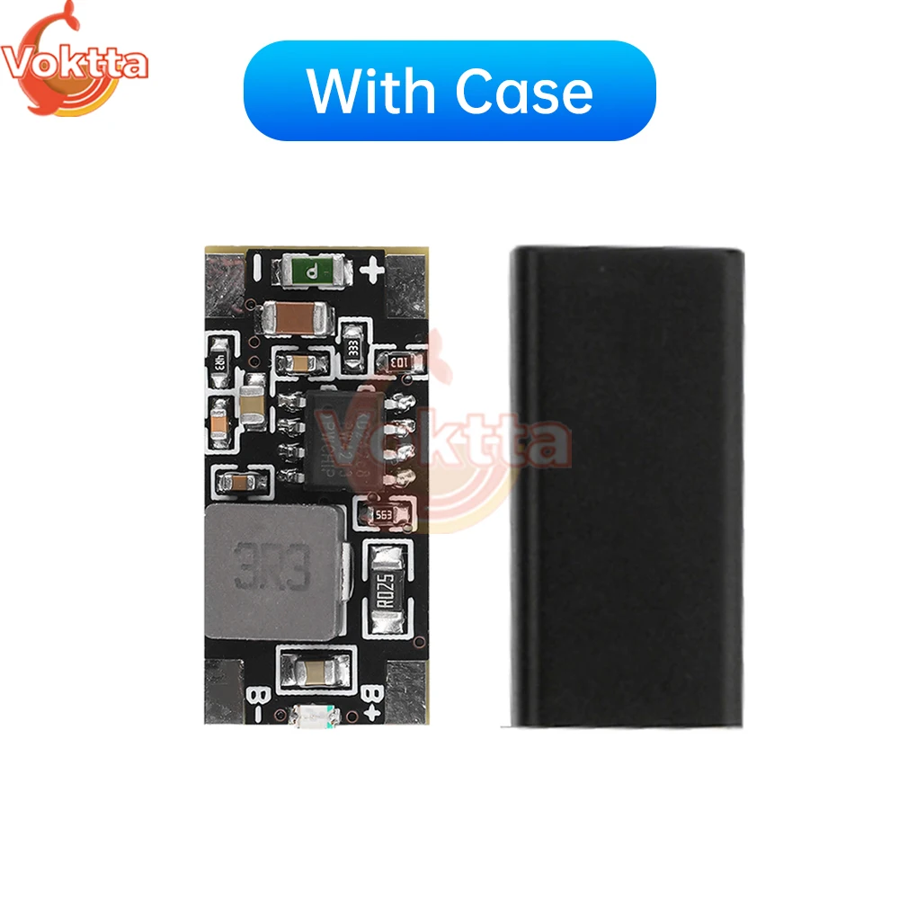 18650 21700 Lithium Battery Charging Module DC 5-15V 2A Lithium Battery Fast Charging PCB Board with Charging Indicator Light