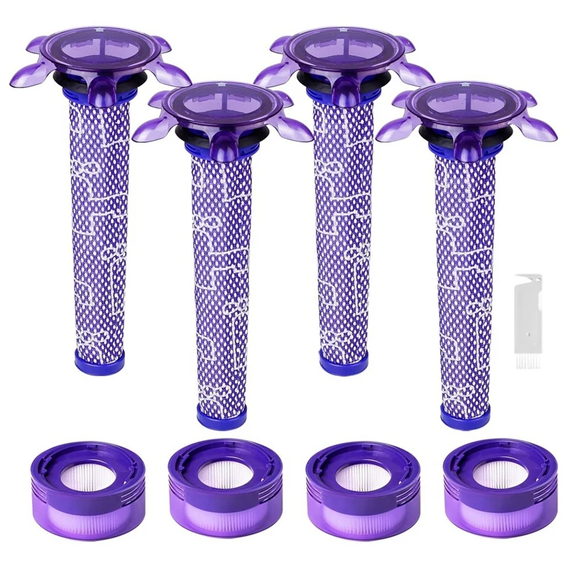 

HOT-Vacuum Filter Replacement For Dyson V8 Focus Mattress Cordless Vacuum Post Filters And Pre Filters,Part No. 965661-05