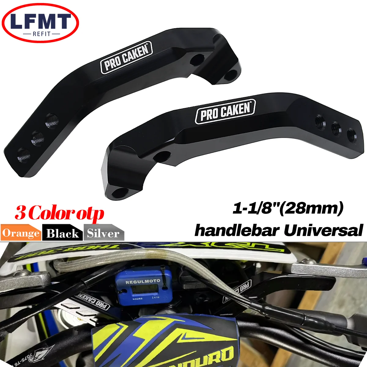 Motorcycle Handguard Support Bracket Mount 28mm Handlebar Guard Clamp For KTM Honda Husqvarna Yamaha Kawasaki Suzuki SHERCO Beta