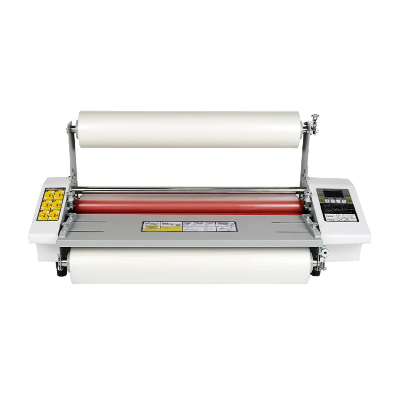 9350T Heated Roll Laminator Machine Automatic Adjustable Speed for A3 A4 A5 A6 Paper Sizes for Roll Laminating