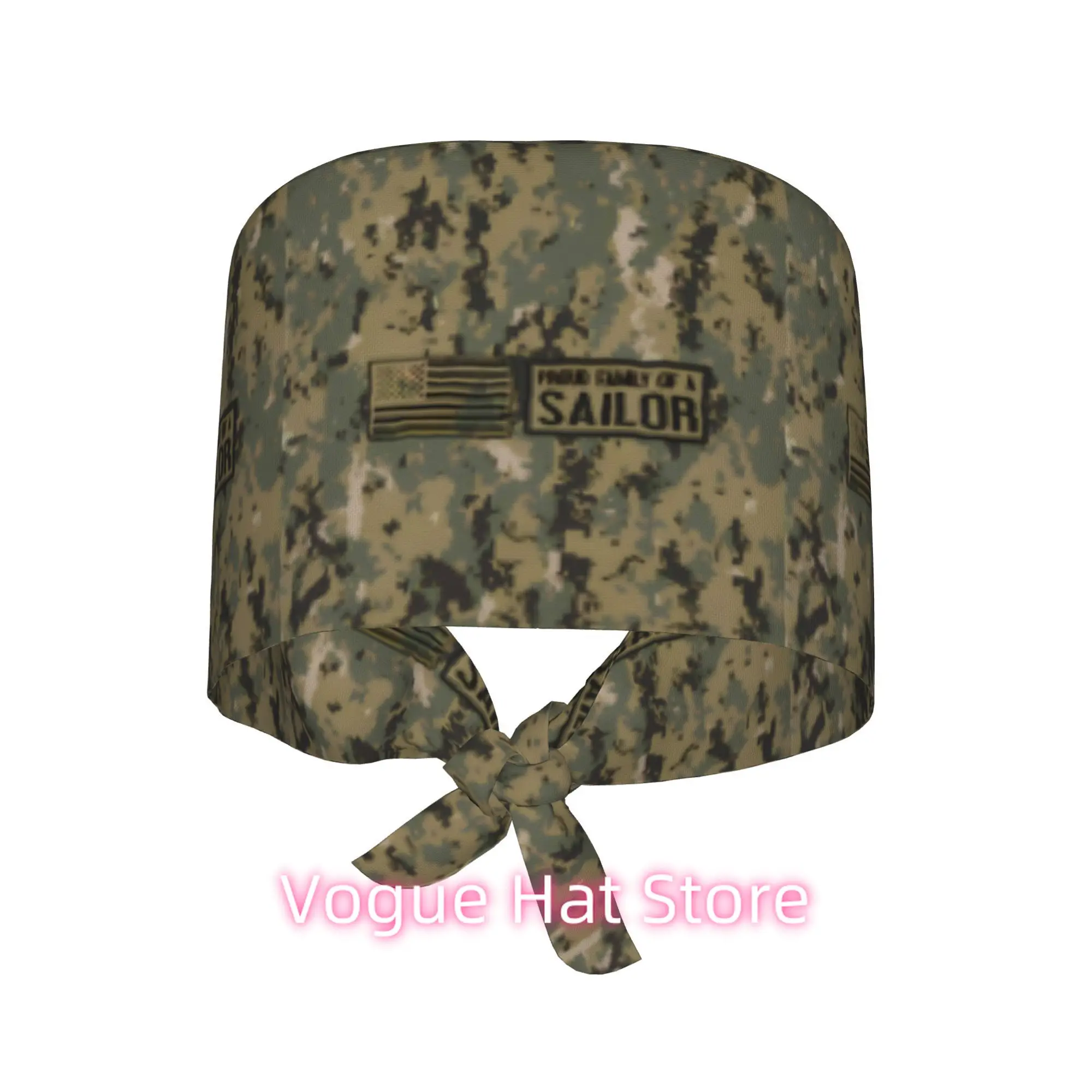 Camo Camouflage Animals Hunter WorkCap Work Working Cap Adgusted