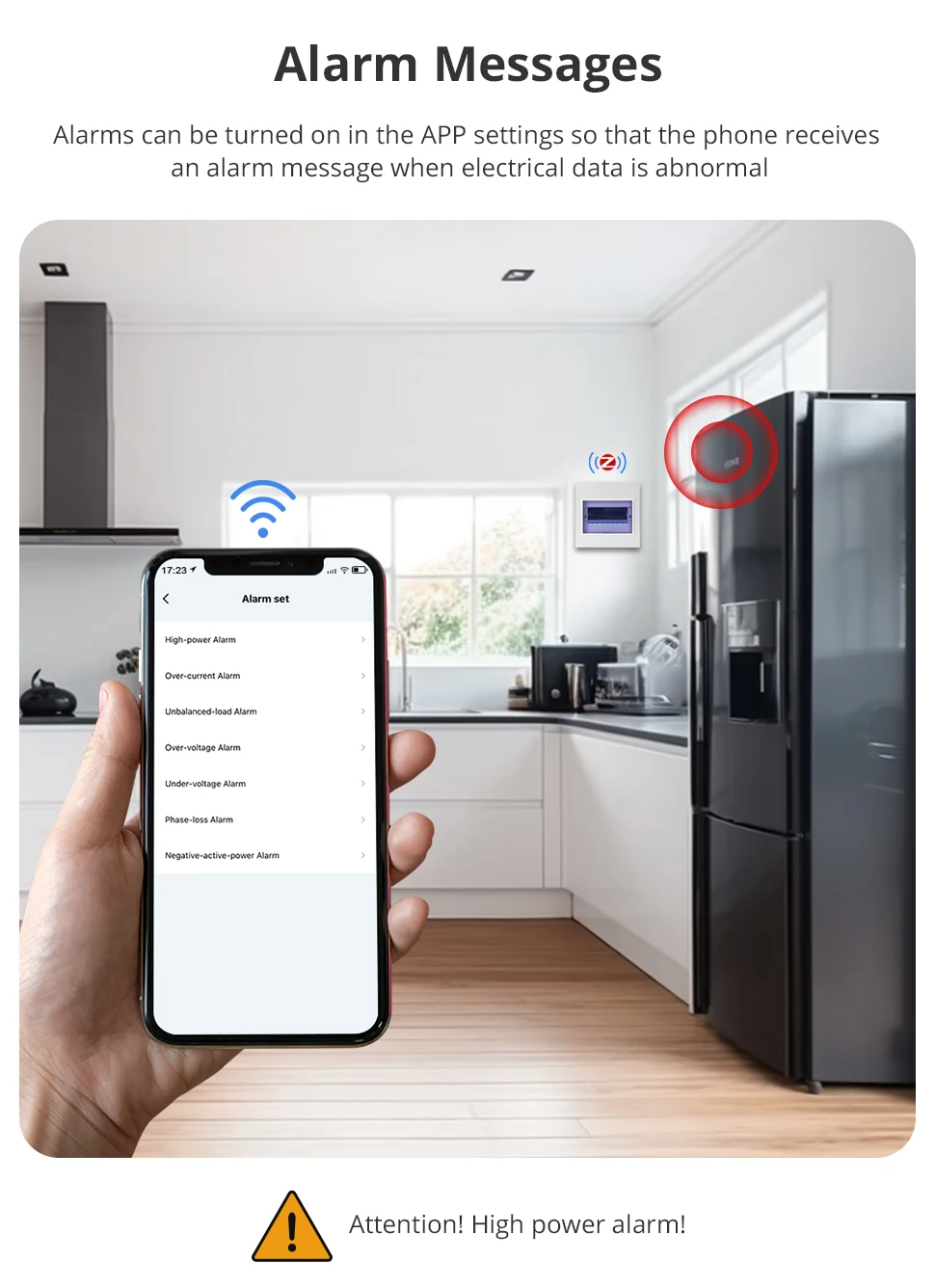 Zemismart 120A Zigbee RS485 Smart Energy Meter 3-Phasen-Leistungsmonitor Kompatibel mit Tuya Herausziehbare Split-Core-CTs 120V 240V – Detail 7