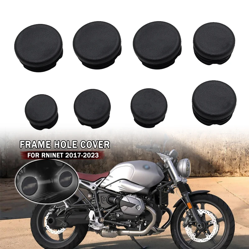 For BMW R Nine T R NINET 2017 2018 2019 2020 2021-2023 Motorcycle Frame Hole Cover Caps Plug Decorative Frame Cap Set RNineT