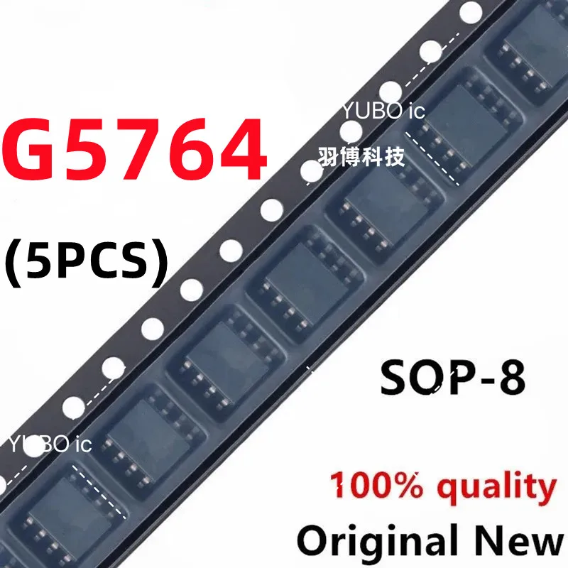 (5piece)100% New G5764 G5764F11U sop-8 Chipset