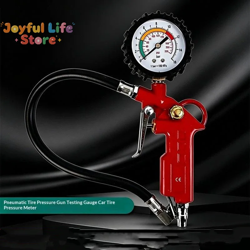 Hot Interface Tire Pressure Gauge For Car Motorcycle SUV Inflator Pumps Tire Repair Tools Pressure  Type For Air Compressor