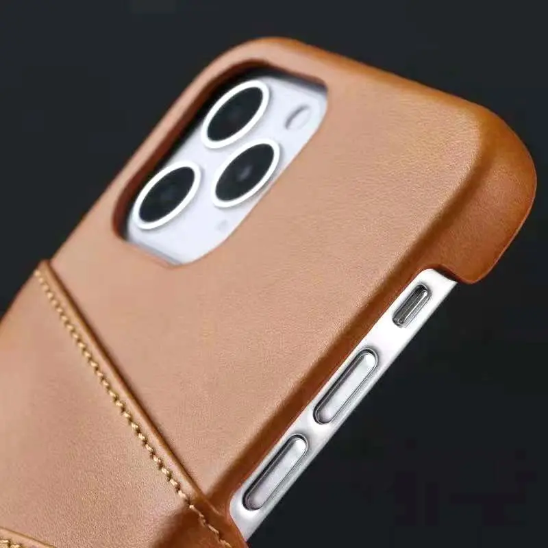 iPhone14pro case iPhone12 leather iPhone11 insert slot iPhone13 leather case iPhoneXS bus card iPhoneXR leather tide card case