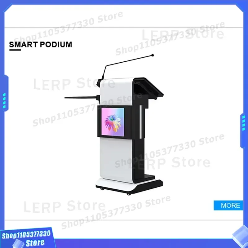 Electric Height Adjustable Smart Podium All in One Digital Lectern with LED Writing Screen Interactive Teaching Station for