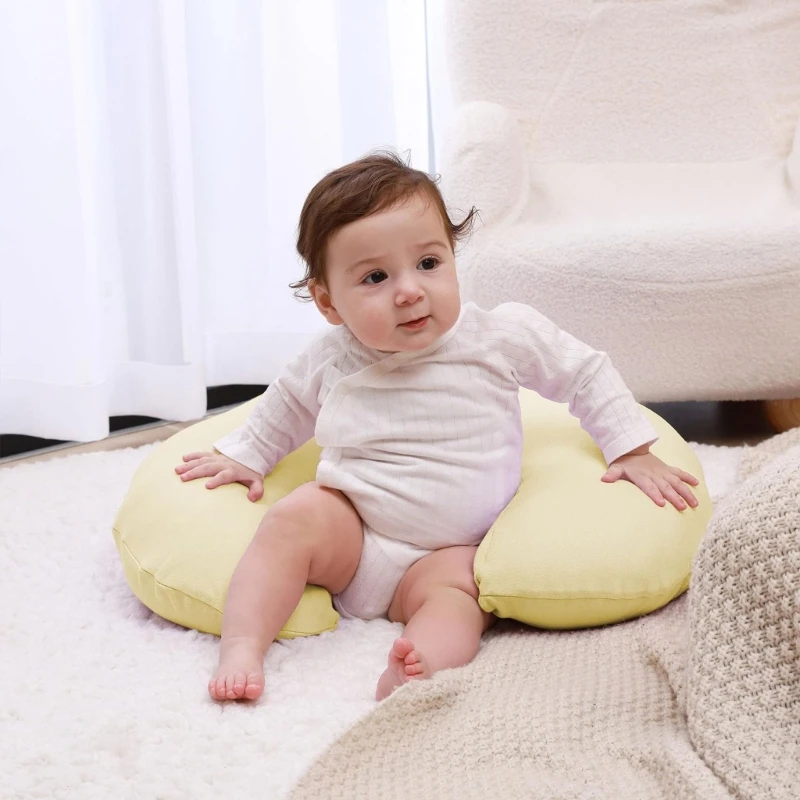 Cojín apoyo para cabeza, almohada lactancia con funda almohada desmontable, almohada