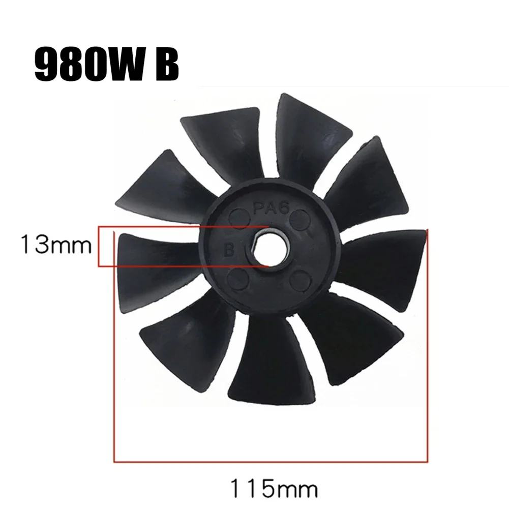 1pcs Brand New Home Fan Blade Air Tools 980W Air Compressor Air Pump Motor Cooling Fan Direct Connected Fan Blade