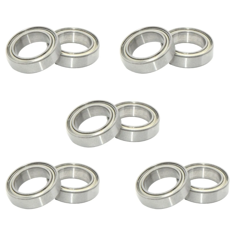 10Pcs Bearing 6700ZZ ABEC-1 10x15x4mm High Speed Low Noise Deep-Groove 6700 ZZ