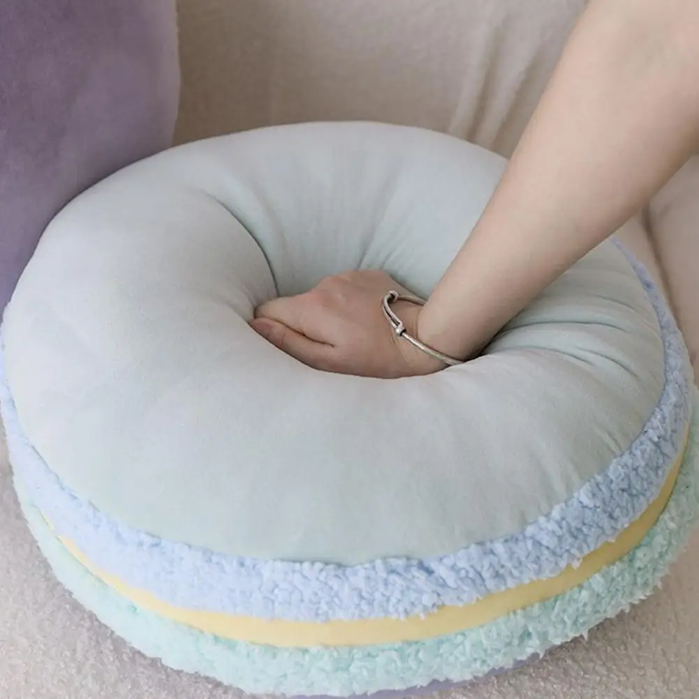 Throw Pillow Round PP Cotton Filling Comfy Touch Decoration Cute Seat Cushion Sofa Bedroom Plush Pillow Home Decoration