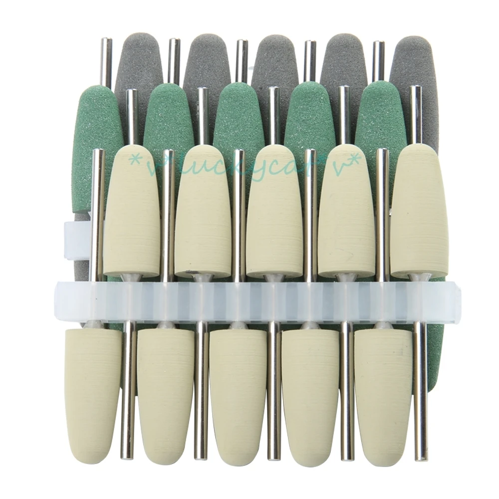 new arrival 50pcs/pack Dental silicone Polisher Resin Base Polishing Burs for Dental technicians polish tools With fixed